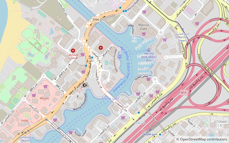 Marina Tower location map
