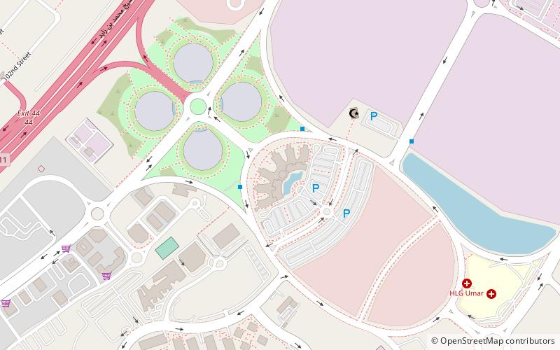 dubai silicon oasis dubaj location map