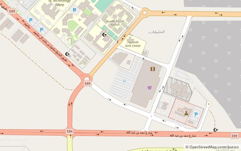 city centre fujairah fudzajra location map