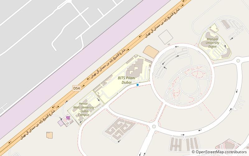 aiche bits pilani dubaj location map