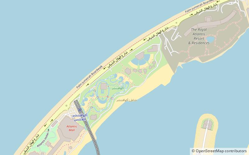rapids beach dubai location map