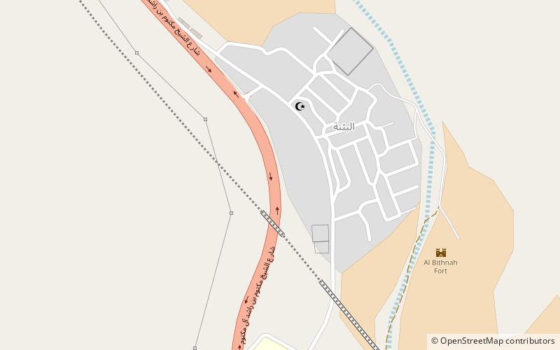 Al Bithnah location map