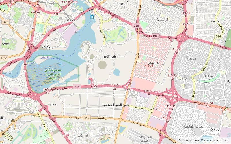 Dubai Towers location map