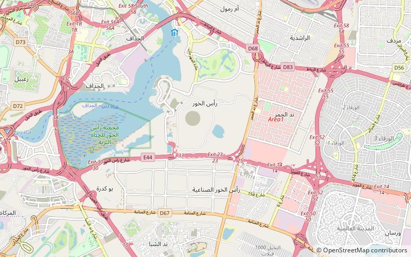 Dubai Creek Tower location map