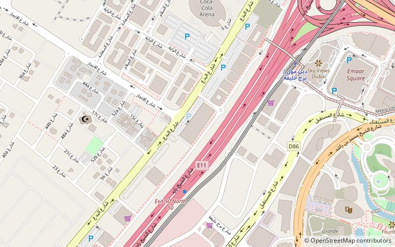 mazaya shopping centre dubaj location map