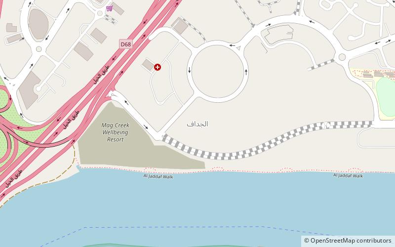 al jaddaf dubai location map