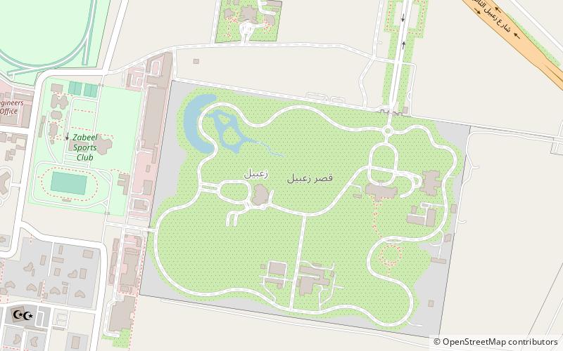 Zabeel location map
