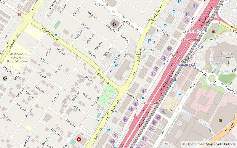 1 park avenue dubaj location map