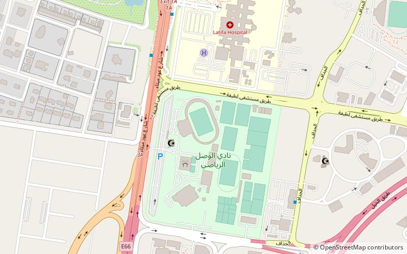 Zabeel Stadium location map