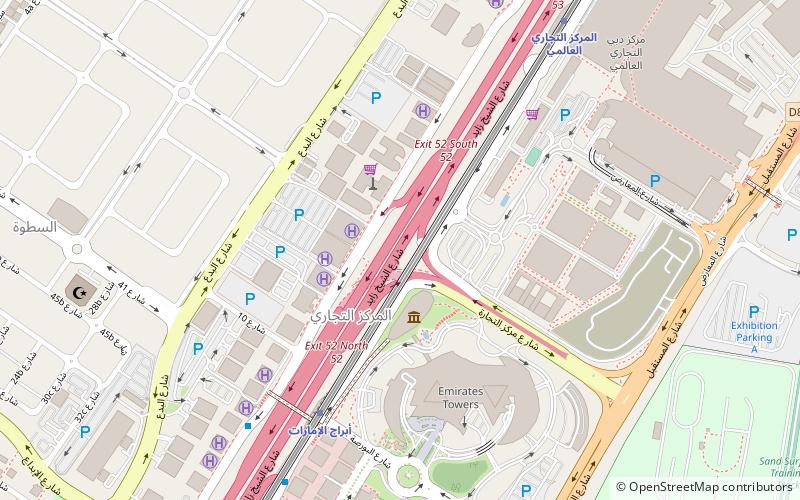 museum of the future dubai location map