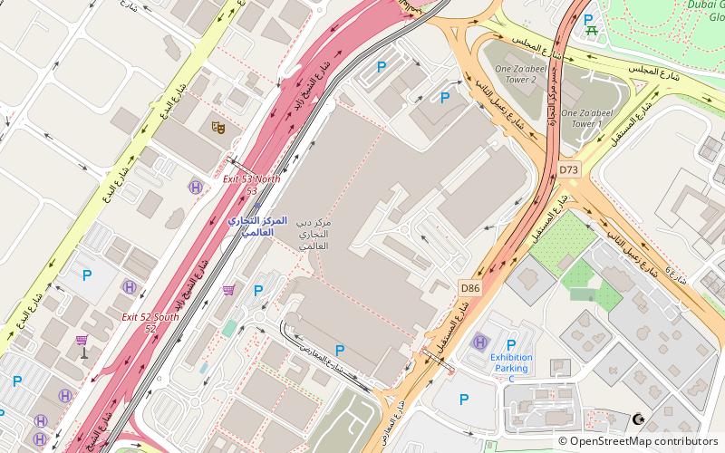 Dubai World Trade Centre location map