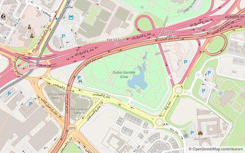 Dubai Garden Glow location map