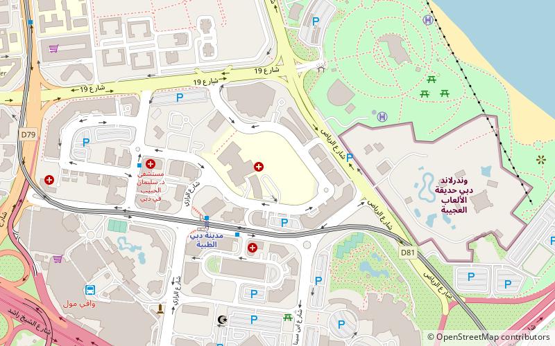 jumeirah al khor dubaj location map