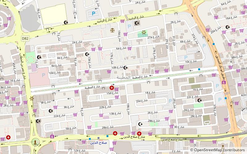 al muteena dubai location map