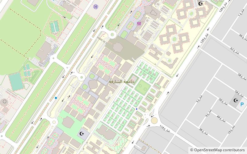 Universität Schardscha location map