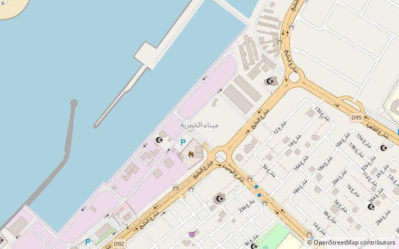 al hamriya port dubaj location map
