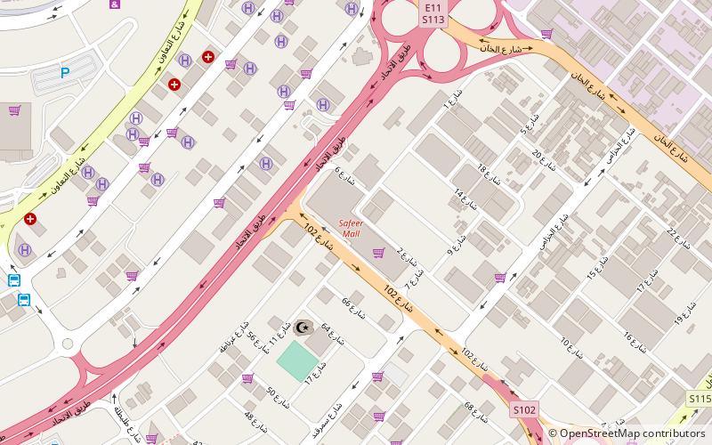 safeer mall szardza location map