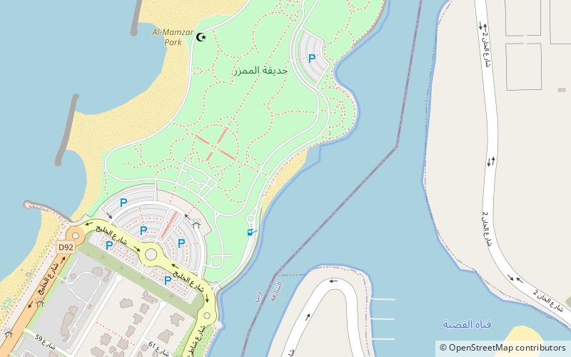 beach 5 dubaj location map