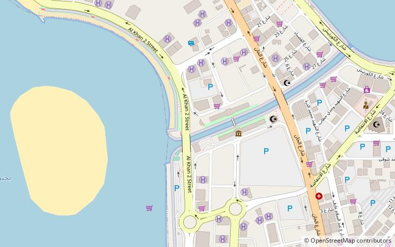 Sharjah Ferris Wheel "Eye of the Emirates" location map