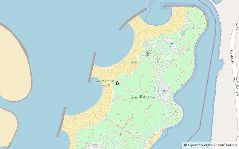 beach 3 dubai location map
