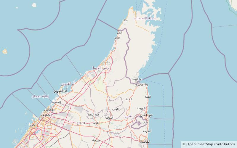 Dibba location map