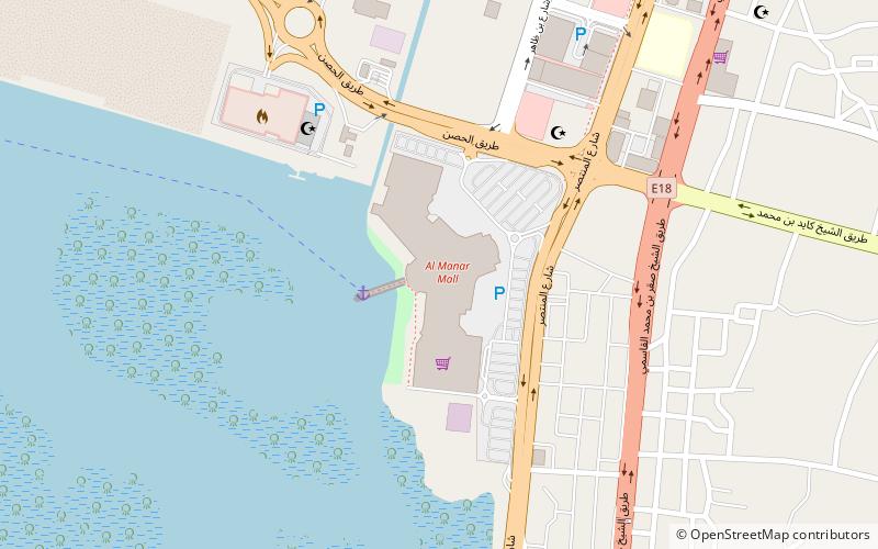 manar mall ras al chajma location map