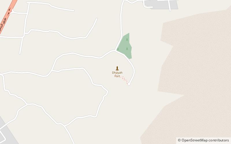 dhayah fort ras al khaymah location map
