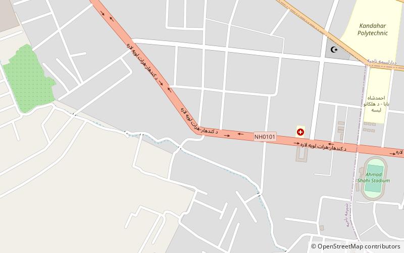 kandahar location map