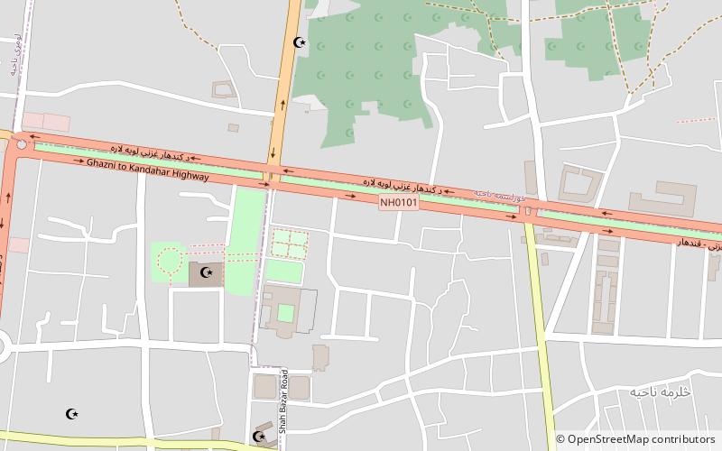 kandahar provincial museum location map