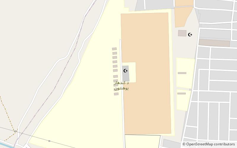 Kandahar University location map