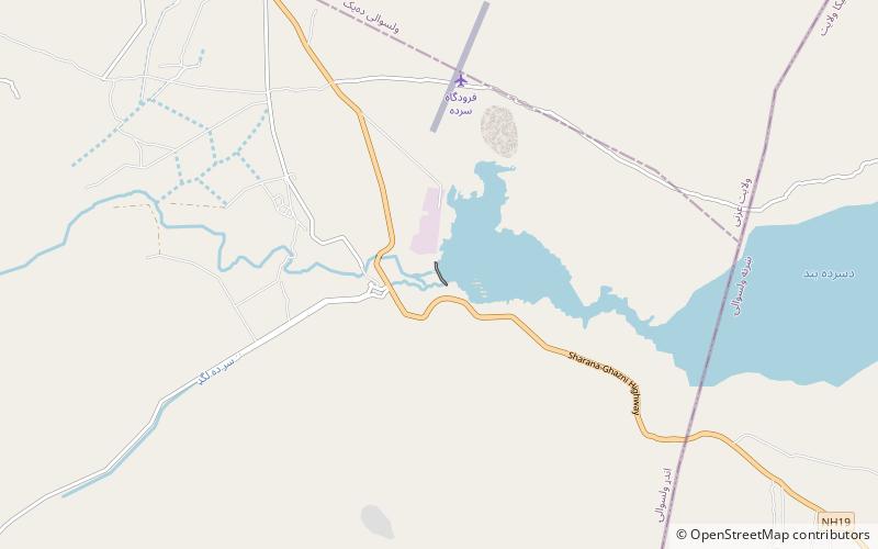 Sardeh Band Dam location map