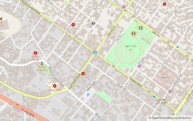 Kabul City Center location map