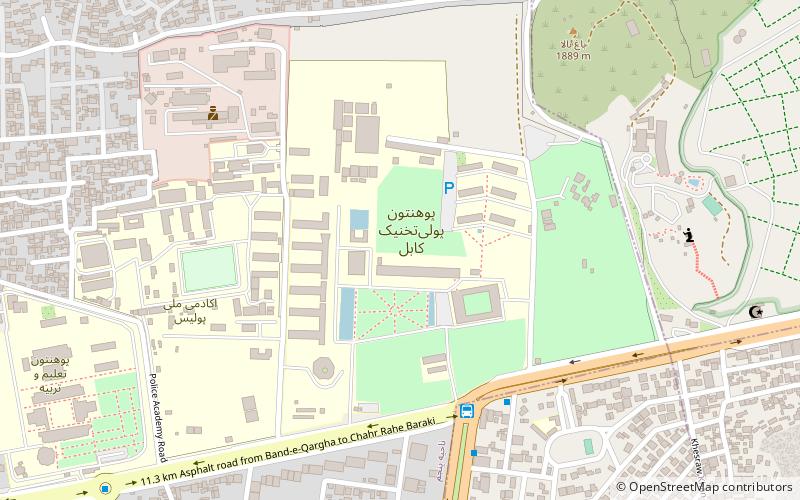 Polytechnical University of Kabul location map