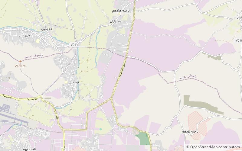 minar i chakri kabul location map