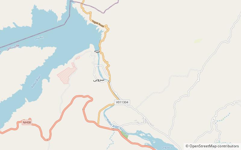 Sarobi location map
