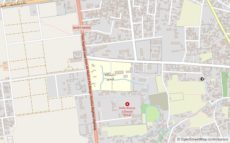 kunduz university kundus location map