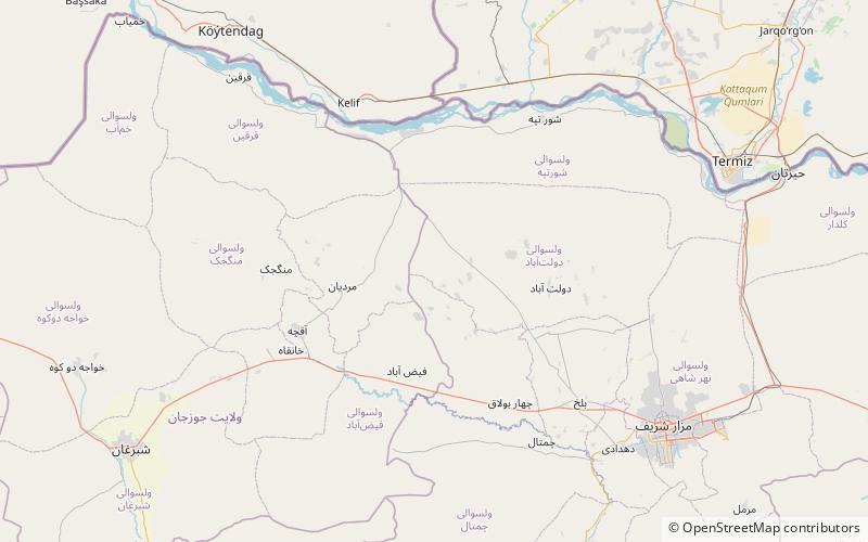Dilbarjin location map