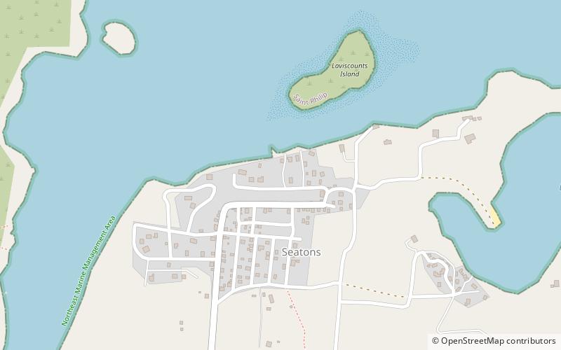 stingray city antigua location map