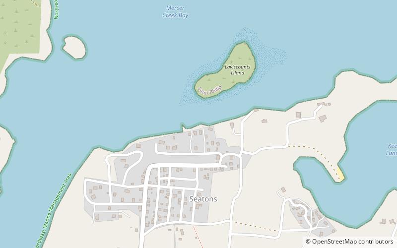 stingray city antigua location map