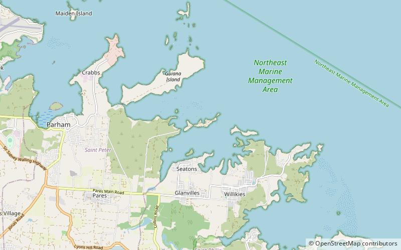 Crump Island location map
