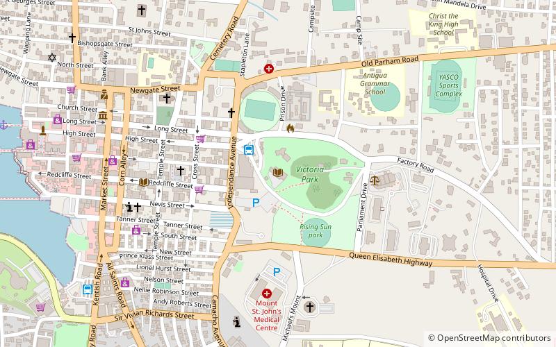 Antigua Public Library location map
