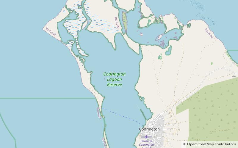 Codrington location map