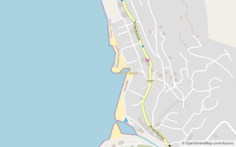 Mango Beach location map