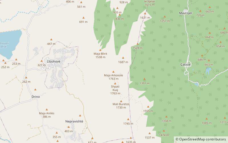 mount bureto location map