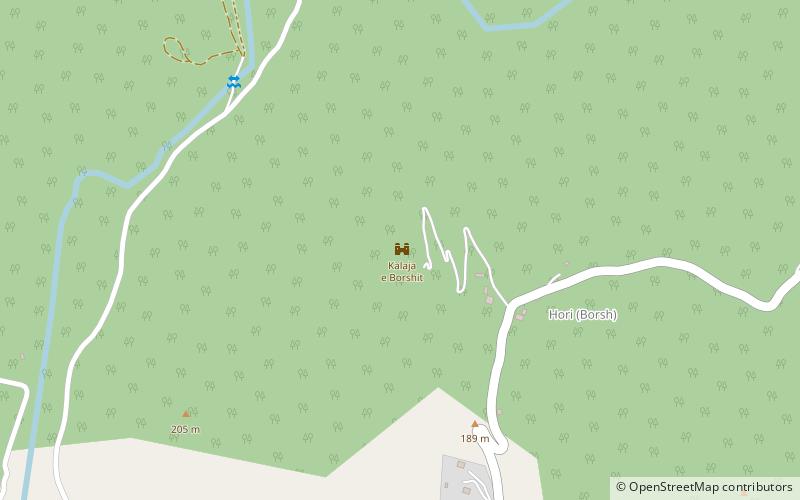 Borsh Castle location map