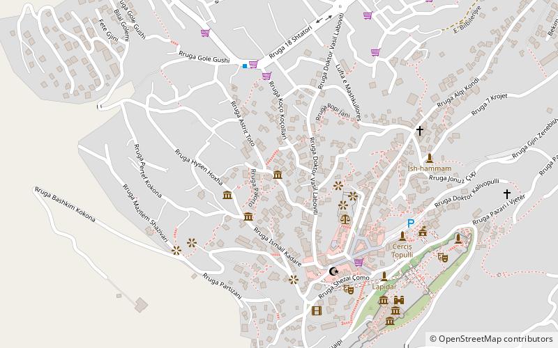 kadare house gjirokaster location map