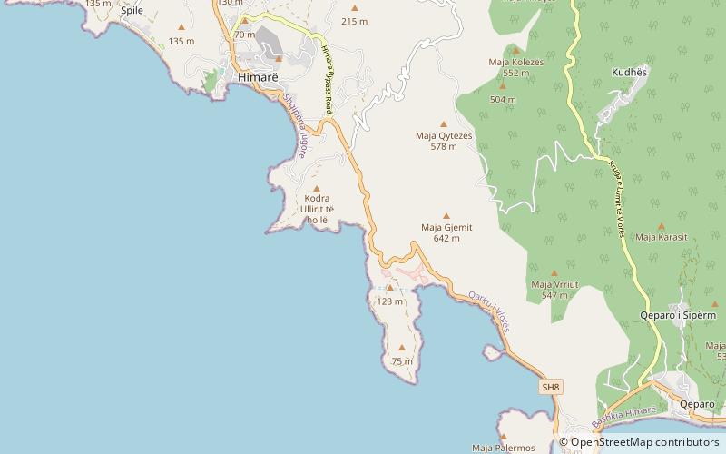 Llaman location map
