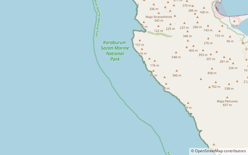 Península de Karaburun location map