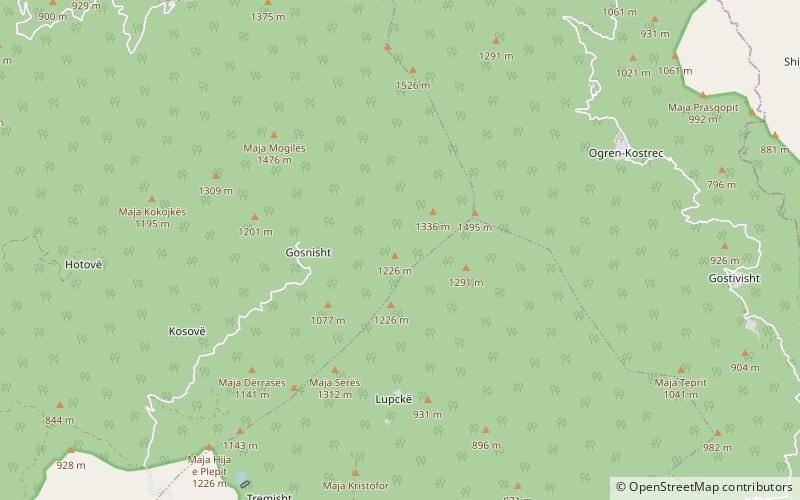 Fir of Hotova National Park location map