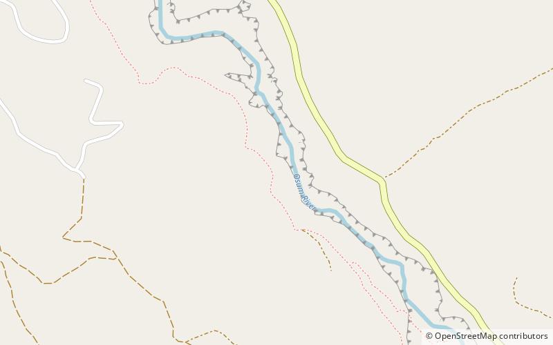 Osum Canyon location map